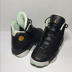 Jordan Kids Sneakers in Black and Mint